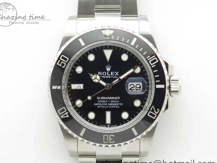 126610 Steel LN ‘Green 1:1 904L Best Maker’ Edition 41mm Submariner A2824 0311